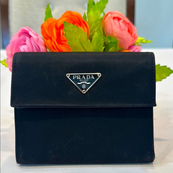Authentic Prada Black nylon wallet - Picture 1 of 11